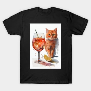 Aperol Cat T-Shirt